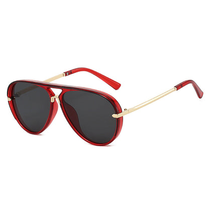 Retro Oversized Aviator Sunglasses