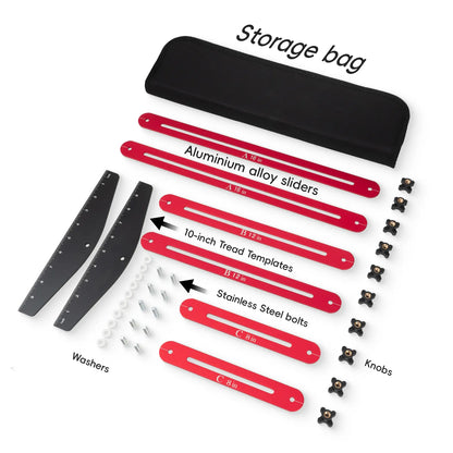 Professional Adjustable Stair Tread Template Tool Set