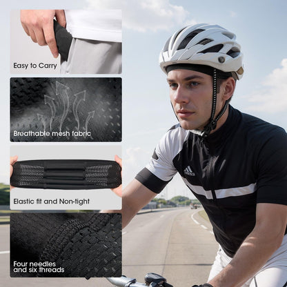 🧢 2 Pack Breathable Skull Cap for Men | Lightweight Sweat-Wicking Head Wrap & Helmet Liner for Cycling, Running & Motorcycling