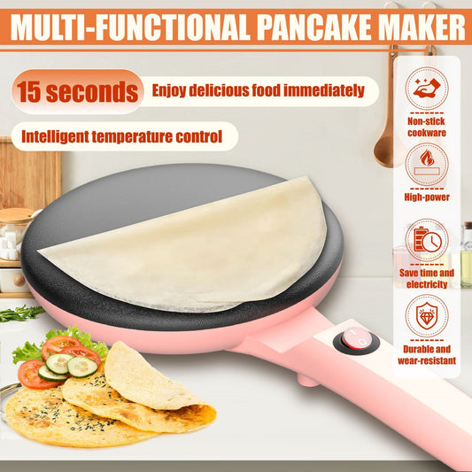 TYIIPLUS Portable 8-Inch Nonstick Electric Crepe Maker