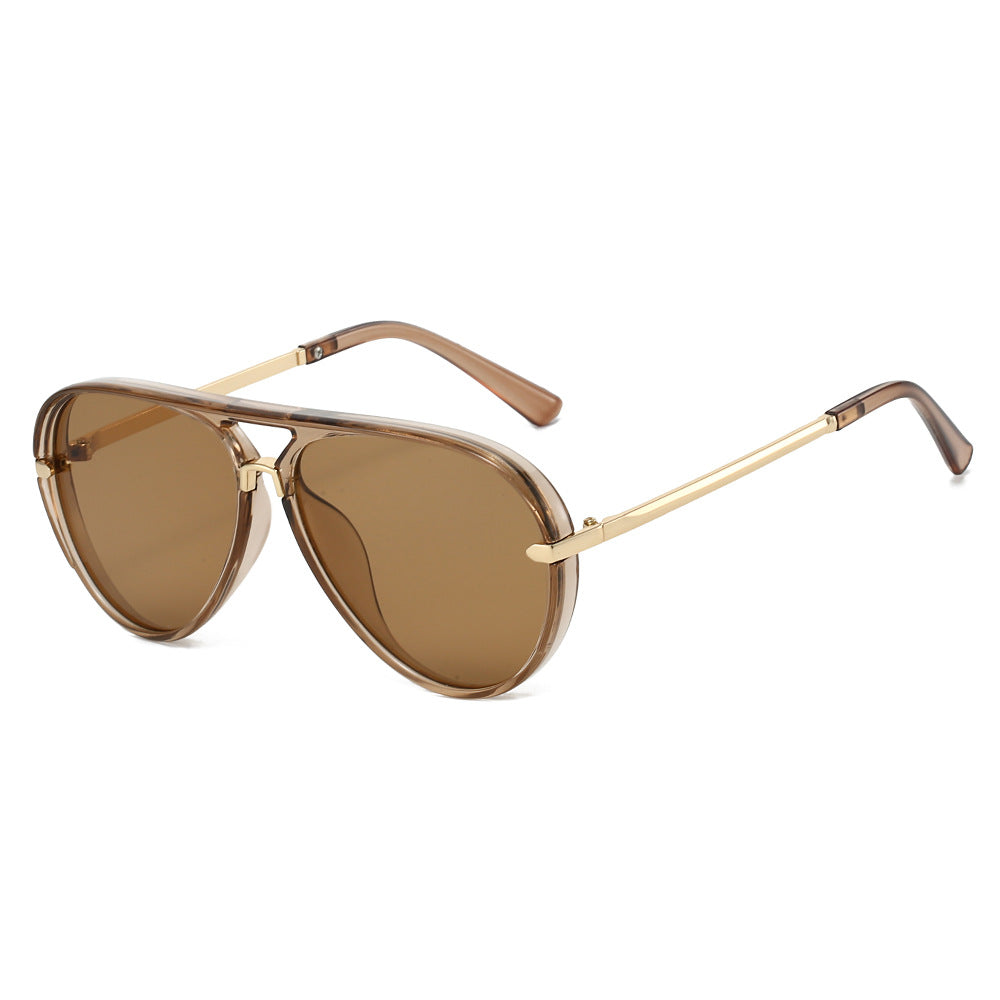 Retro Oversized Aviator Sunglasses