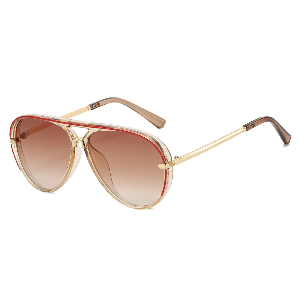 Retro Oversized Aviator Sunglasses