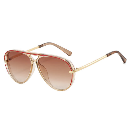 Retro Oversized Aviator Sunglasses