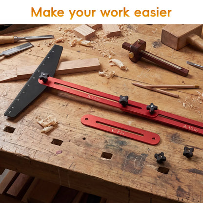 Professional Adjustable Stair Tread Template Tool Set
