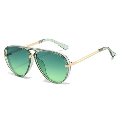 Retro Oversized Aviator Sunglasses