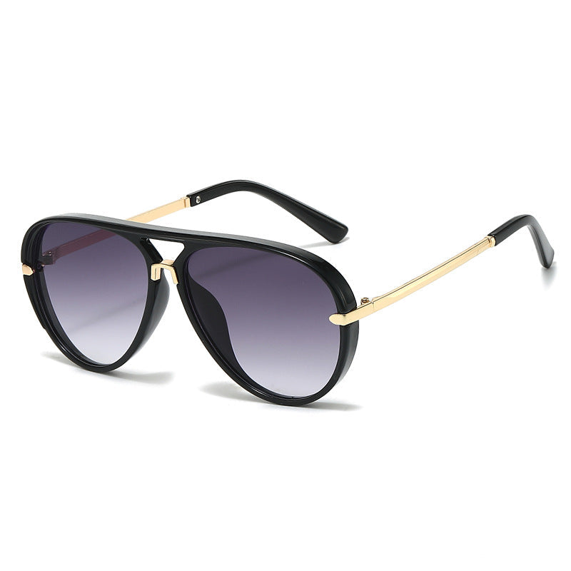 Retro Oversized Aviator Sunglasses