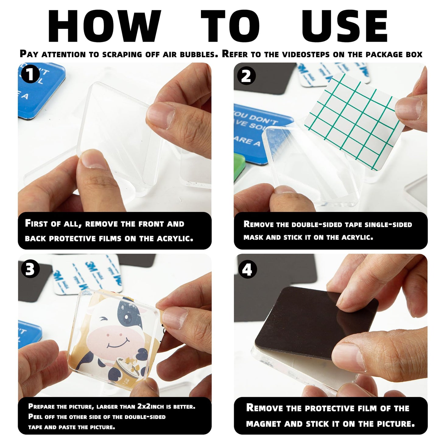 DIY Acrylic Fridge Magnet Craft Kit