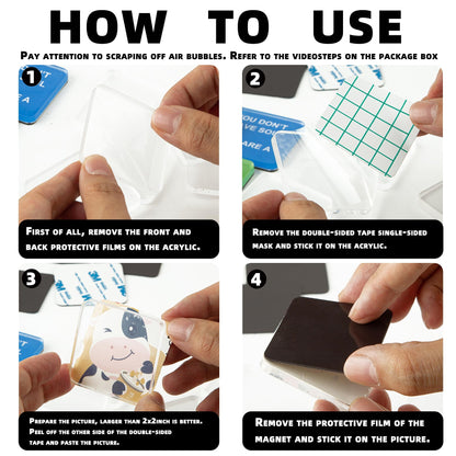 DIY Acrylic Fridge Magnet Craft Kit