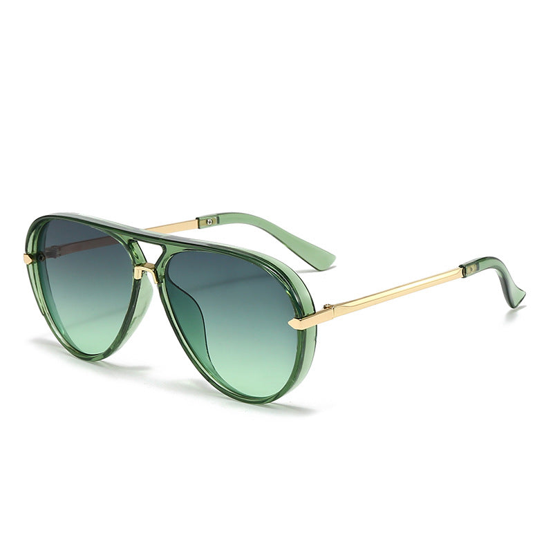 Retro Oversized Aviator Sunglasses