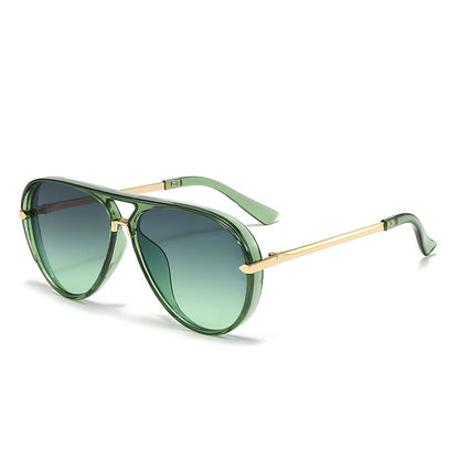 Retro Oversized Aviator Sunglasses