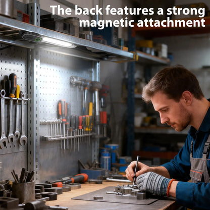 Ultra-Flexible 3-in-1 LED Work Light: Motion Sensor, Magnetic Base & Wearable Light