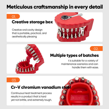 Tyiiplus™ Multifunctional Tooth-Shaped Screwdriver Set