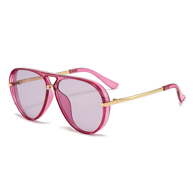 Retro Oversized Aviator Sunglasses