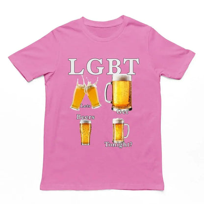 😂🍻LGBT – Let's Get Beers Tonight T-Shirt