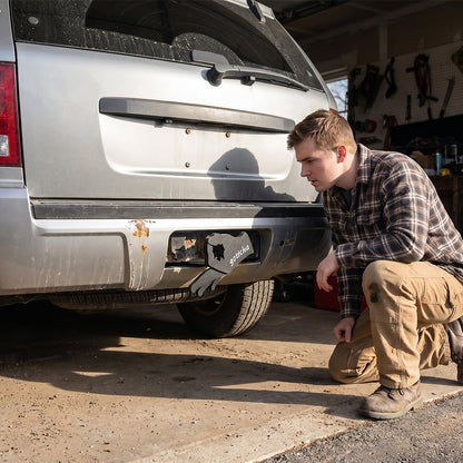 👌😎Gotcha Trailer Hitch Cover – Funny OK Hand Design