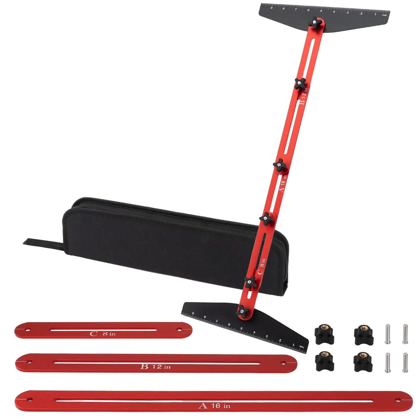 Professional Adjustable Stair Tread Template Tool Set