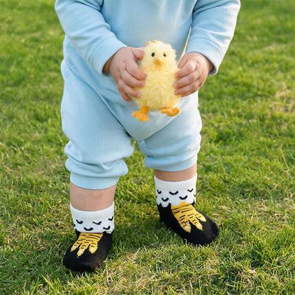 🐥 Cute Cotton Baby Chicken Feet Socks