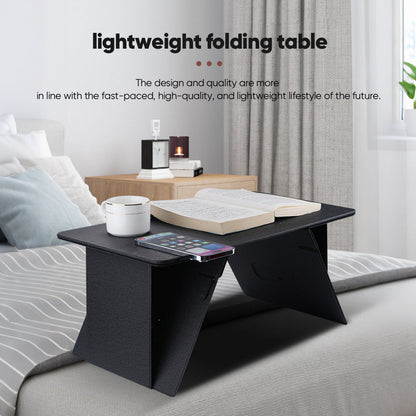 TYIIPLUS Ultra-Slim Foldable Laptop Desk with Integrated Wireless Charging