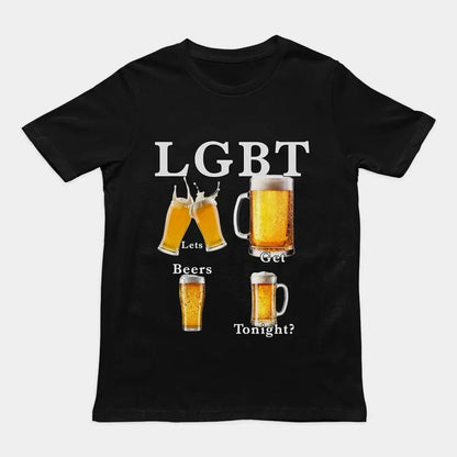 😂🍻LGBT – Let's Get Beers Tonight T-Shirt