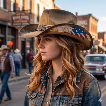 🇺🇸 America 250 Patriot Cowboy Hat