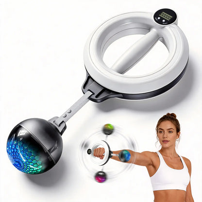 TyiiPLUS 360° Rotating Wrist & Forearm Trainer with LED Display for Men and Women