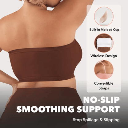 💖💃Convertible Strapless Push-Up Bra – Anti-Slip Support with Removable Straps