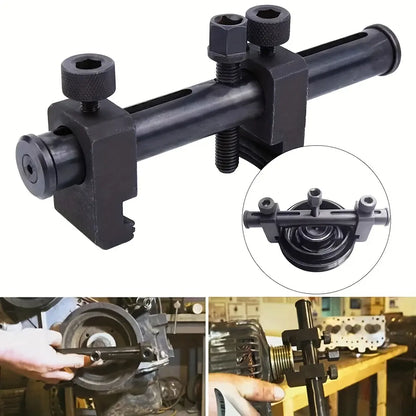 Adjustable Crankshaft & Power Steering Pump Pulley Removal Tool – Adjustable Puller with Ratchet Wrench