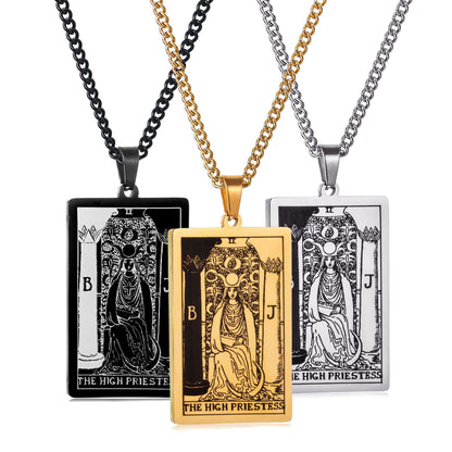 🔮 Mystical Tarot Card Pendant Necklace