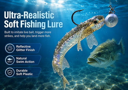 🐟️Realistic transparent fishing lure🎣
