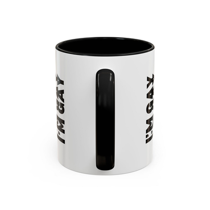 I LIKE DICK Hidden Message Accent Coffee Mug (11 oz)