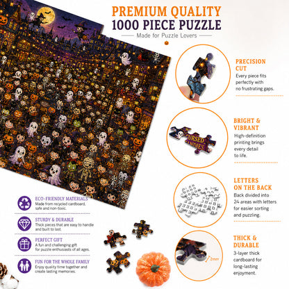 Halloween Street Party™ 1000 Piece Puzzle