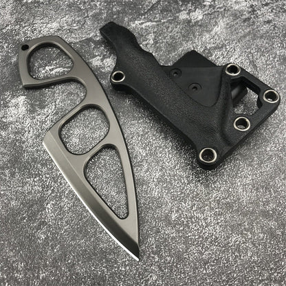 TyiiPlus EDC Knife with Multi-Carry Sheath & Belt Clip