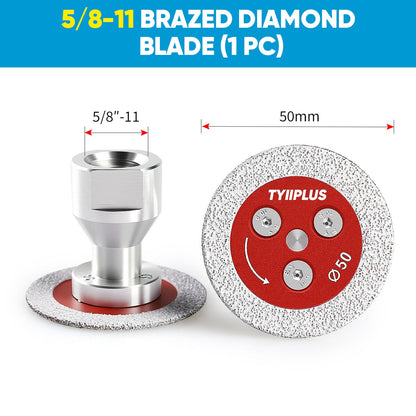 Professional 50mm (2") Diamond Grinding & Cutting Disc with RemovabIe FIange for Tile & Stone