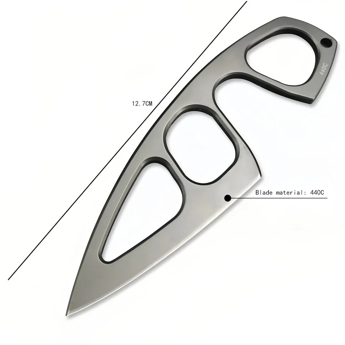 TyiiPlus EDC Knife with Multi-Carry Sheath & Belt Clip