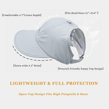 UPF Sun Protection Baseball Hat for Men and Women
