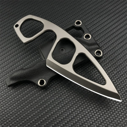 TyiiPlus EDC Knife with Multi-Carry Sheath & Belt Clip