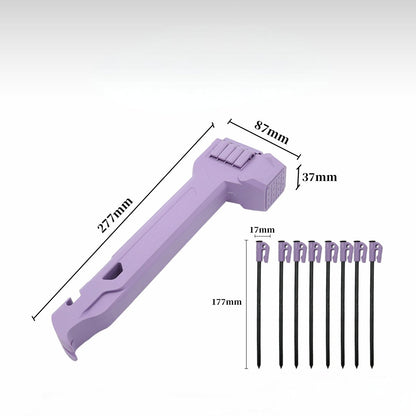 🔨🏕️Multifunctional Camping Hammer & Tent Stake Puller✨