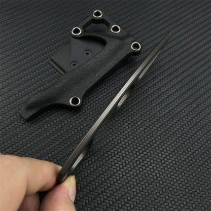 TyiiPlus EDC Knife with Multi-Carry Sheath & Belt Clip