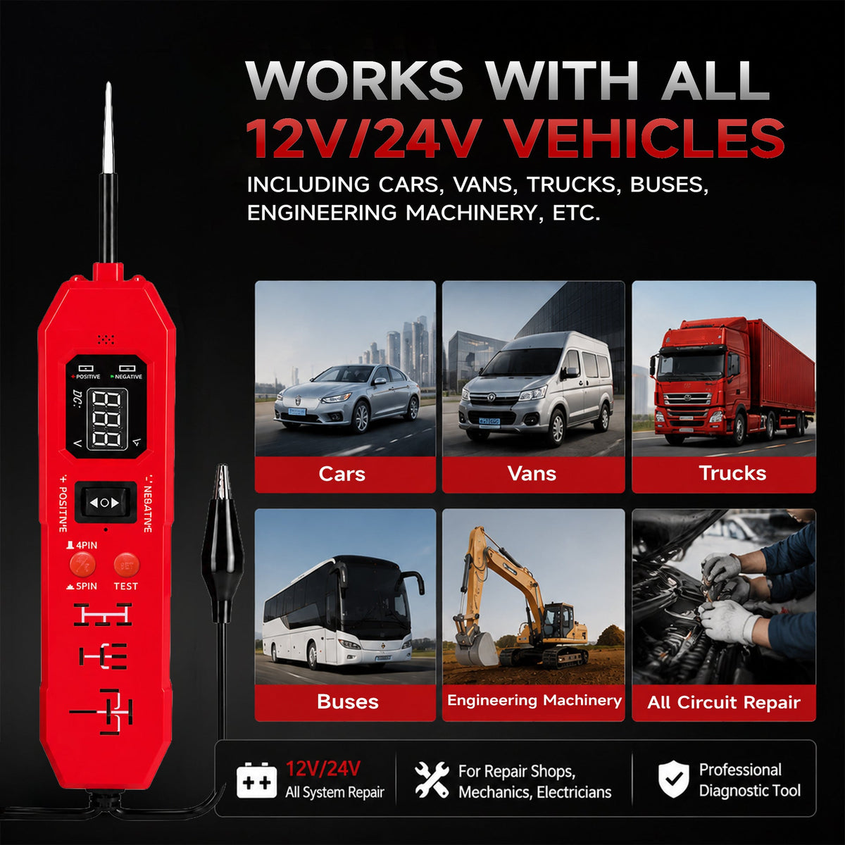🎄 Christmas Sale: Save 40% OFF & Free Shipping! 🎁 2-in-1 Automotive Circuit & Relay Tester
