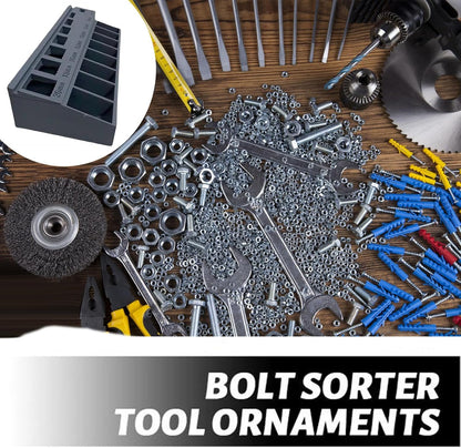 M3 Screw Organizer – Precision Bolt Sorter Tray with 7 Measuring Slots