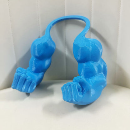 Creative Green Giant Muscle Arm Cat Toy