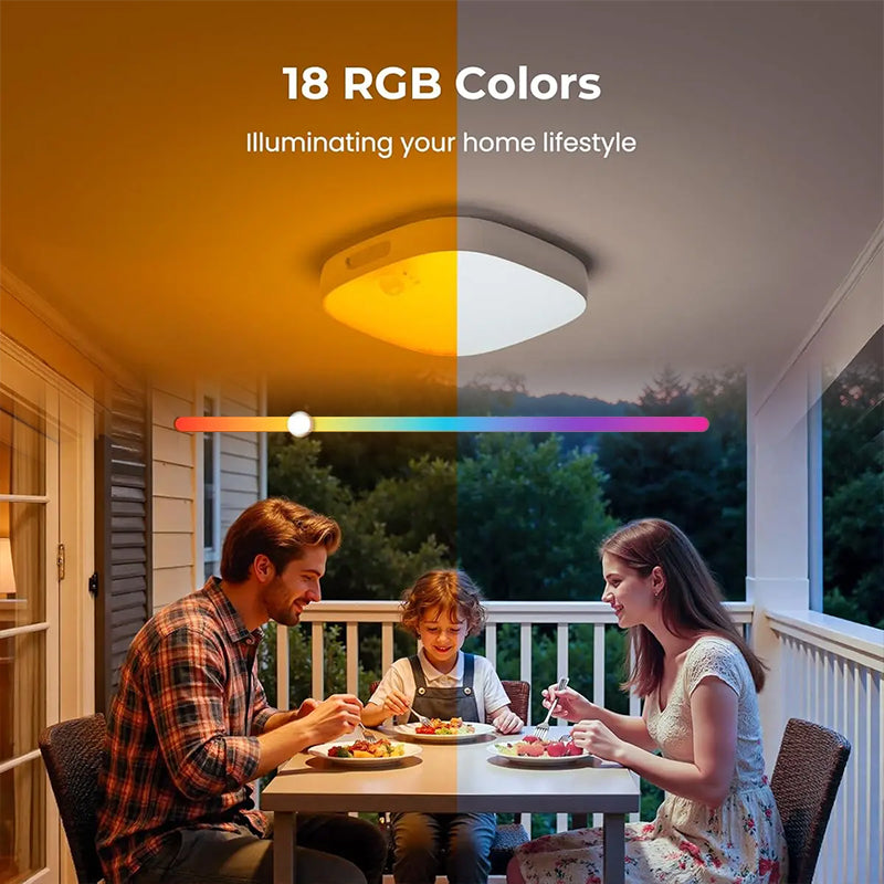 TYIIPLUS™ IP65 Waterproof RGB Motion Sensor Ceiling Light