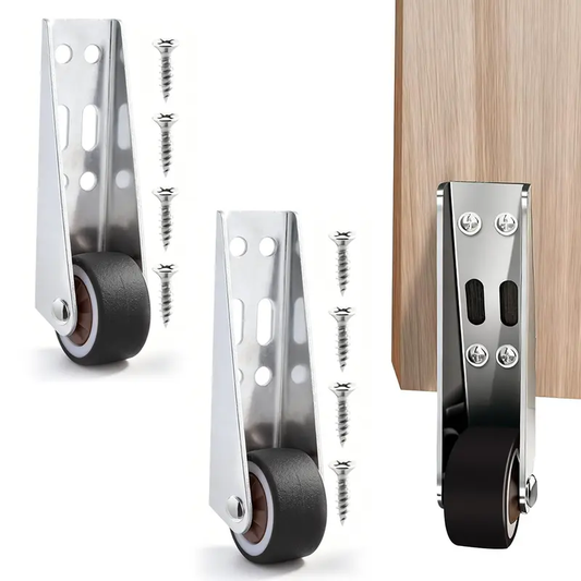 TYIIPLUS™ Heavy Duty Furniture Roller Wheels – 110LBS Low Profile Sliding Casters for Cabinets, Doors, Drawers & Plant Stands