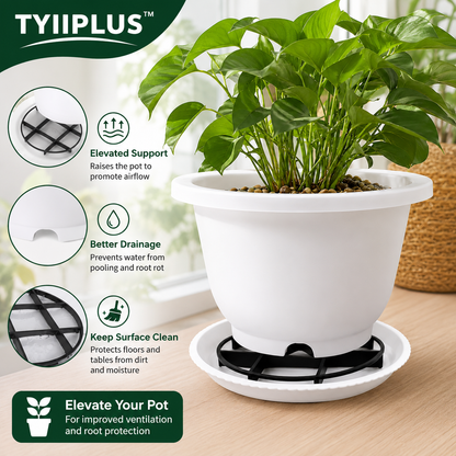 TYIIPLUS™ Plant Pot Riser Stand for Better Drainage & Healthy Roots