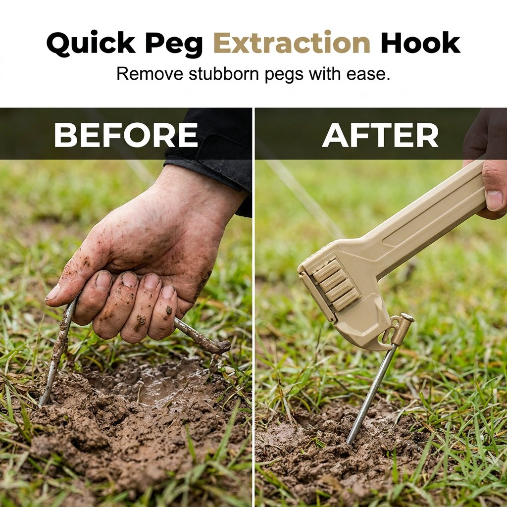 🔨🏕️Multifunctional Camping Hammer & Tent Stake Puller✨