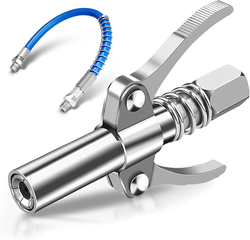 Double Handle High Pressure Quick Release Grease Coupler