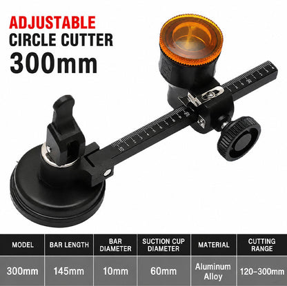 🔥Glass Circle Cutter Tool for Tiles and Ceramics with Adjustable Features