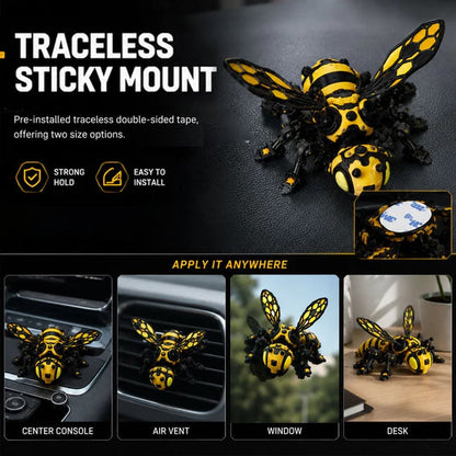 Cyber Mechanical Bee Figurine 🐝
