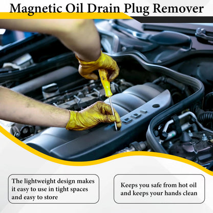 🔥Strong Magnetic Oil Drain Plug Remover Tool