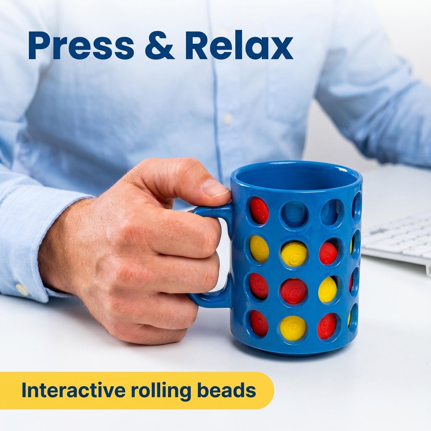 🎮 Connect 4 Double-Walled Mug